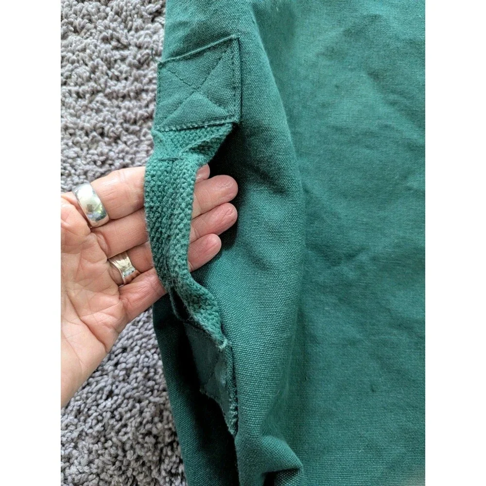 G.H. Bass Heavy Canvas Duffle Sling Camp Bag Laundry Sack Green Military Core